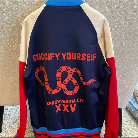 NWT Gucci Guccify Yourself Track jacket. Retails over $1295 size M true to size - Picture 3 of 8